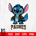 San Diego Padres Stitch Halloween Svg Eps Dxf Png File, MLB svg, Digital Download, Instant Download