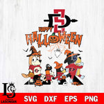 San Diego State Aztecs Bluey Halloween Family Svg Eps Dxf Png File, Digital Download, Instant Download