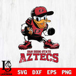 San Diego State Aztecs Donal Duck Disney, Svg Eps Dxf Png File, Digital Download