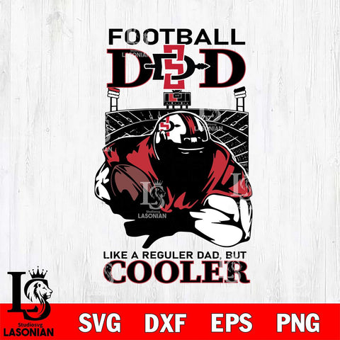 San Diego State Aztecs Football Dad Cooler Svg Eps Dxf Png File, Digital Download, Instant Download