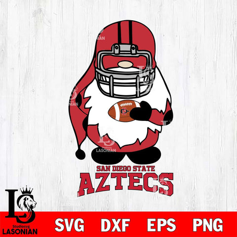 San Diego State Aztecs Gnomes Christmas Svg Eps Dxf Png File, Digital Download, Instant Download