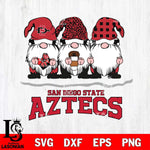 San Diego State Aztecs Gnomes Coffee Svg Eps Dxf Png File, Digital Download, Instant Download