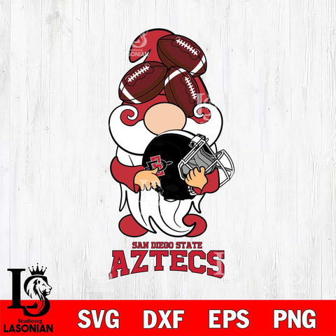 San Diego State Aztecs Gnomes Helmet Svg Eps Dxf Png File, Digital Download, Instant Download