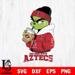 San Diego State Aztecs Grinch Bougie Sport Svg Eps Dxf Png File, Digital Download, Instant Download