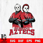 San Diego State Aztecs Jason Voorhees 8 Svg Eps Dxf Png File, Digital Download