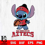 San Diego State Aztecs Stitch Disney, Svg Eps Dxf Png File, Digital Download