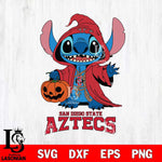 San Diego State Aztecs Stitch Horror Svg Eps Dxf Png File, NCAA svg, Digital Download, Instant Download