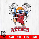 San Diego State Aztecs Stitch Michael Halloween Svg Eps Dxf Png File, Digital Download, Instant Download