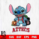 San Diego State Aztecs Stitch Zombie Svg Eps Dxf Png File, NCAA svg, Digital Download, Instant Download