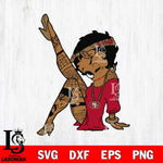 San Francisco 49ers Betty Boop Tattoo Girl SVG Svg Eps Dxf Png File, Digital Download, Instant Download