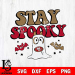 San Francisco 49ers Bluey Halloween Stay Spooky Svg Eps Dxf Png File, Digital Download, Instant Download