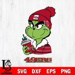 San Francisco 49ers Boujee Grinch Christmas Svg Eps Dxf Png File,Cricut svg files, Digital Download, Instant Download