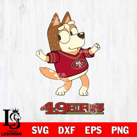 San Francisco 49ers Chilli Dance Svg Eps Dxf Png File, Digital Download, Instant Download