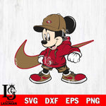 San Francisco 49ers Cool Mickey Mouse Svg Eps Dxf Png File, Digital Download, Instant Download