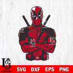 San Francisco 49ers Deadpool Svg Eps Dxf Png File, Digital Download, Instant Download