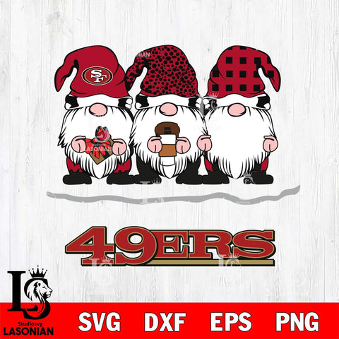 San Francisco 49ers Gnomes Coffee Svg Eps Dxf Png File, Digital Download, Instant Download