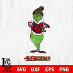 San Francisco 49ers Grinch Leopard Coffee Svg Eps Dxf Png File, Digital Download, Instant Download