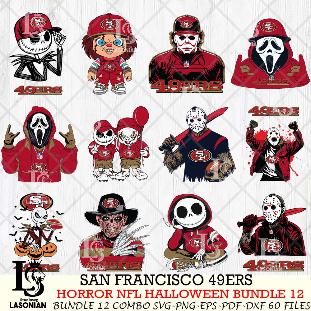 San Francisco 49ers Halloween Bundle 12 SVG – lasoniansvg