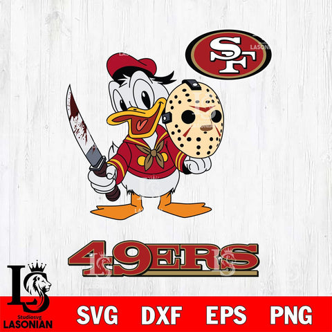 San Francisco 49ers Jason Voorhees 12 Svg Eps Dxf Png File, Digital Download