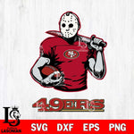 San Francisco 49ers Jason Voorhees 9 Svg Eps Dxf Png File, Digital Download