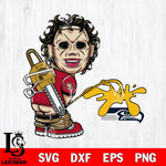 San Francisco 49ers Leatherface Piss On Seattle Seahawks Svg Eps Dxf Png File, Digital Download, Instant Download