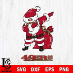 San Francisco 49ers Santa Claus Ugly Svg Eps Dxf Png File,NFL Svg Files,Digital Download,Sublimation,Instant Download