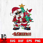 San Francisco 49ers Santa Claus Ugly Christmas Svg Eps Dxf Png File,NFL Svg Files,Digital Download,Sublimation,Instant Download