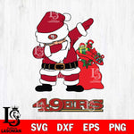 San Francisco 49ers Santa Dabbing Christmas Svg Eps Dxf Png File,NFL Svg Files,Digital Download,Sublimation,Instant Download