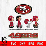 San Francisco 49ers Snoopy Sport 12 Svg Eps Dxf Png File, NFL svg, Digital Download, Instant Download