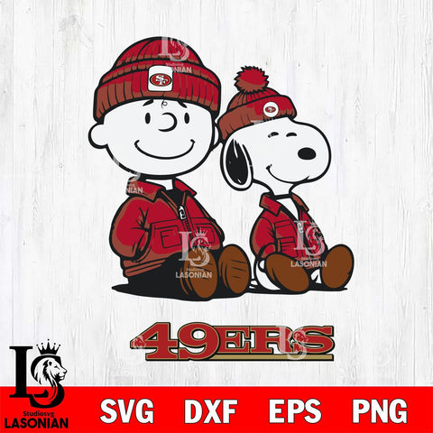 San Francisco 49ers Snoopy Sport 6 Svg Eps Dxf Png File, Cut file Digital Download ,Instant Download, Cricut File