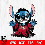 San Francisco 49ers Stitch Ghost Football Svg Eps Dxf Png File, NFL svg, Digital Download, Instant Download