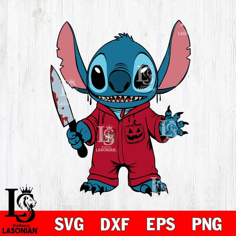 San Francisco 49ers Stitch Horror Football Svg Eps Dxf Png File, NFL svg, Digital Download, Instant Download