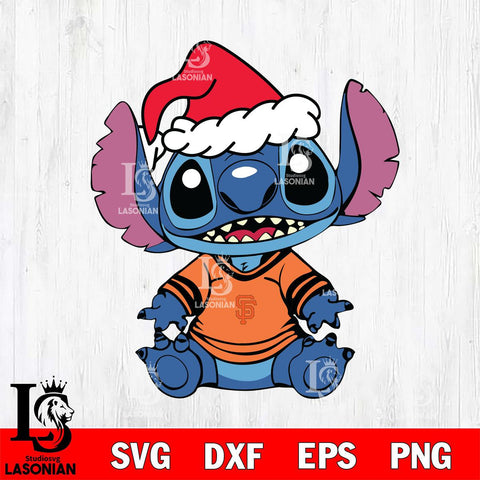 San Francisco Giants Baby Stitch Christmas SVG DXF EPS PNG file, Cut file cricut, Instant Download