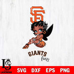 San Francisco Giants Beauty Black Fairy Betty Boop