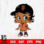 San Francisco Giants Betty Boop MLB 4 Svg Eps Dxf Png File, MLB svg, Digital Download, Instant Download