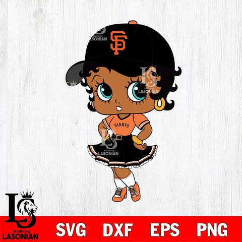 San Francisco Giants Betty Boop MLB 8 Svg Eps Dxf Png File, MLB svg, Digital Download, Instant Download