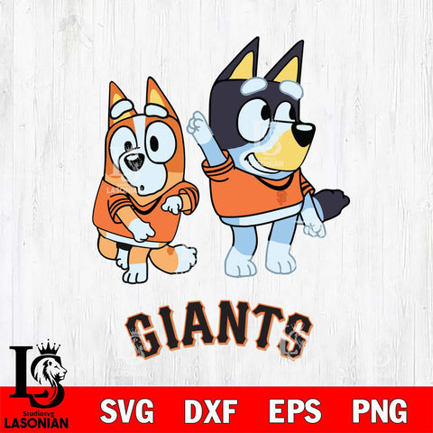 San Francisco Giants Bluey Chilli Mode Dance Svg Eps Dxf Png File, Digital Download, Instant Download