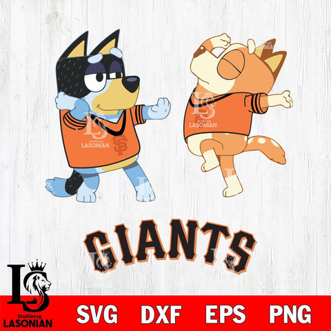 San Francisco Giants Bluey Dance Svg Eps Dxf Png File, Digital Download, Instant Download