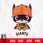 San Francisco Giants Cute Batman Baseball Svg Eps Dxf Png File,MLB File Cut ,Baseball Digital Download , Instant Download, Cut Svg Files