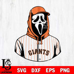 San Francisco Giants Ghostface 4 Svg Eps Dxf Png File, Digital Download, Instant Download