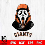 San Francisco Giants Ghostface 5 Svg Eps Dxf Png File, Digital Download, Instant Download