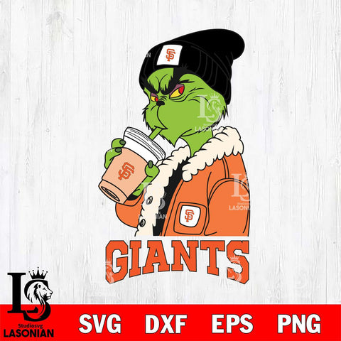 San Francisco Giants Grinch Bougie Football Svg Eps Dxf Png File, Digital Download, Instant Download