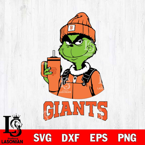 San Francisco Giants Grinch Football Christmas Cut Files Cricut, Svg Dxf Eps Png file , Silhouette