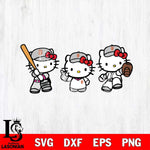 San Francisco Giants Hello Kitty sport 12 Svg Eps Dxf Png File, Digital Download, Instant Download