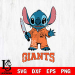 San Francisco Giants Stitch Horror 2 Svg Eps Dxf Png File, MLB svg, Digital Download, Instant Download