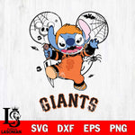 San Francisco Giants Stitch Michael Halloween Svg Eps Dxf Png File, Digital Download, Instant Download