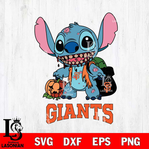 San Francisco Giants Stitch Zombie Svg Eps Dxf Png File, MLB svg, Digital Download, Instant Download