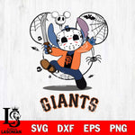 San Francisco Giants Stitch jason voorhees Halloween Svg Eps Dxf Png File, Digital Download, Instant Download