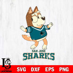 San Jose Sharks Chilli Dance Svg Eps Dxf Png File, Digital Download, Instant Download