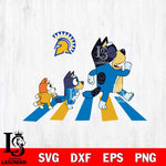 San José State Spartans Bluey 6 Svg Eps Dxf Png File, Digital Download, Instant Download